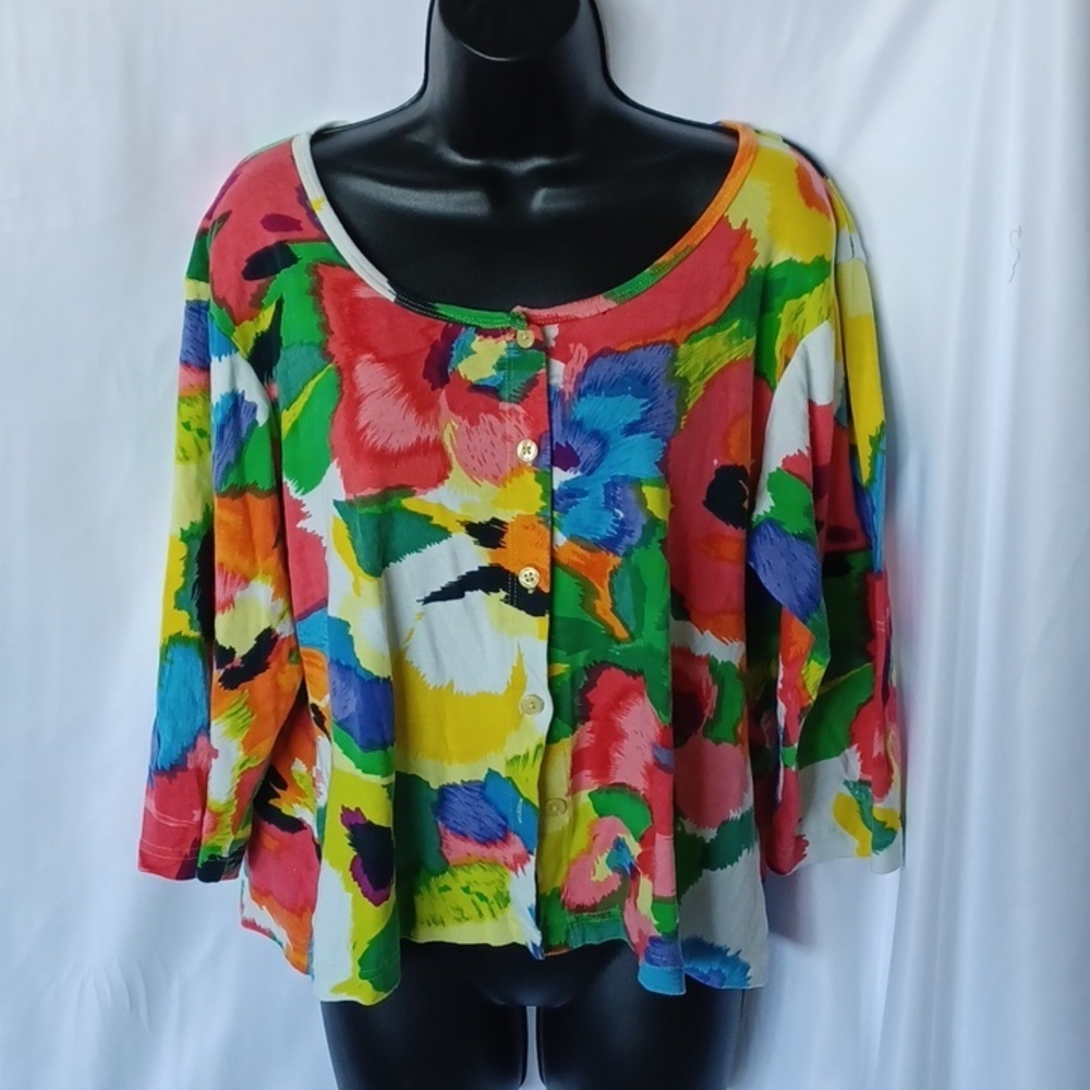 KAKTUS Jacket Cotton, 3/4 sleeve size XL, stretchy